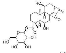 81263-97-0  等效-6，11-二羟基-15-氧代-16-贝壳杉烯-19-酸BETA-D-吡喃葡萄糖酯