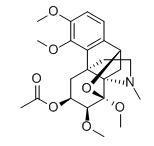 Dihydroepistephamiersine 6-acetate